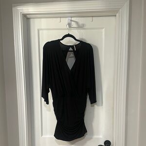 Young fabulous & broke Black Dress with open back